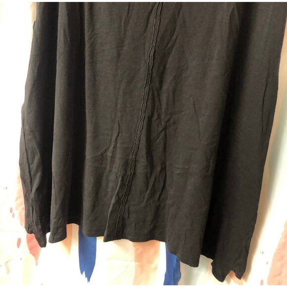 NWOT We the Free / Free People Naomi Tee in Washed Black Size Medium - Picture 9 of 13